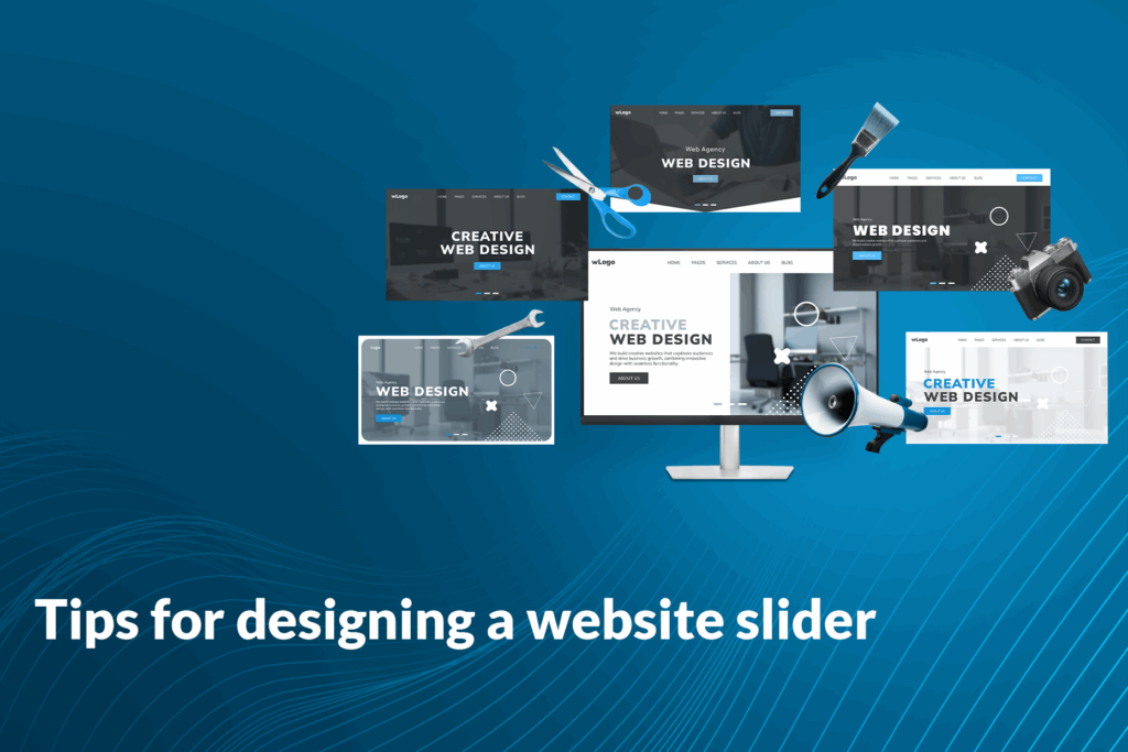 Tips for designing a website slider